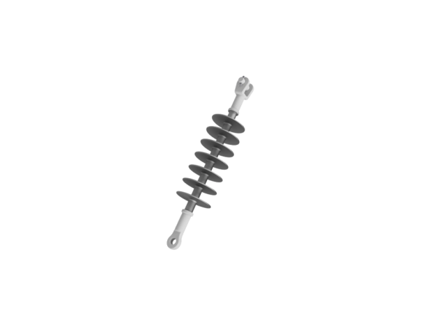 Tension, post and supporting line insulators